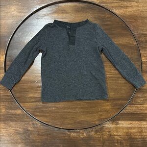 Old Navy Charcoal Gray Henley